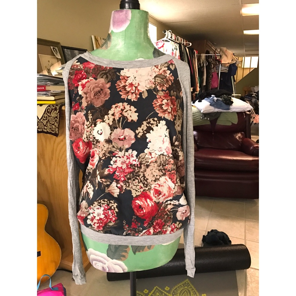 Jersey floral Top